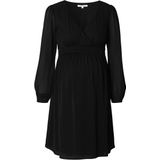 Noppies - Jaya - Jurk - Zwart - Overslag met Striklint