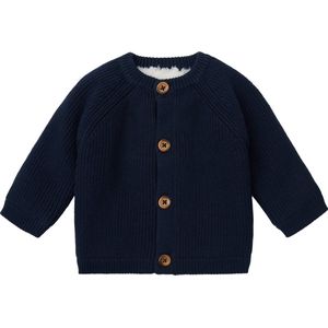 Noppies - Nevers Knit Vestje - Black Iris - Katoen