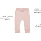 Noppies Baby Regular Fit Broek Naura met Biologisch Katoen Lichtroze
