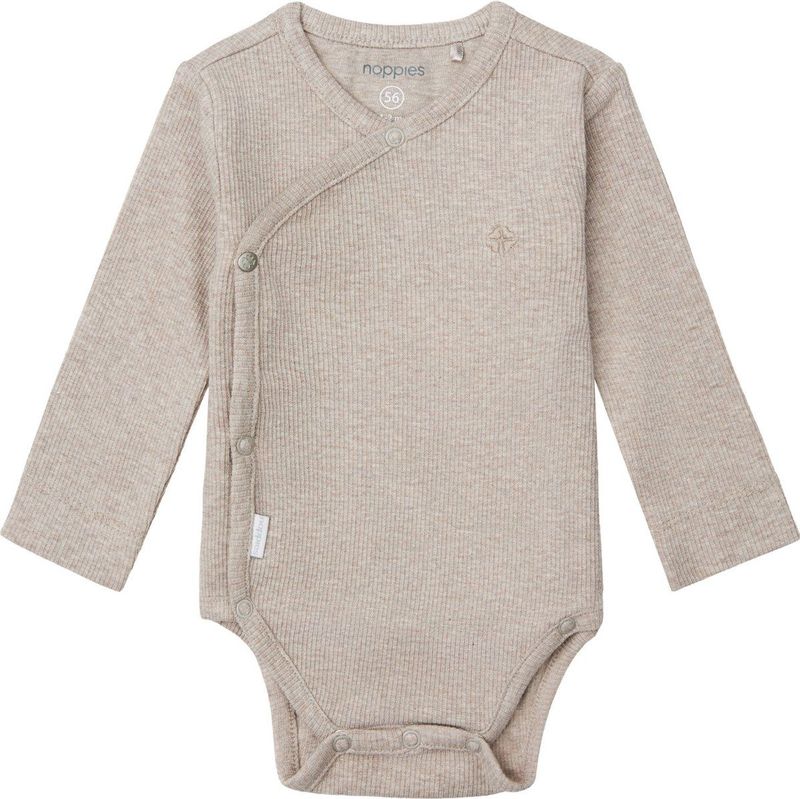 Noppies - Nino - Romper - Taupe Melange
