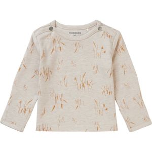 Noppies Baby Longsleeve Belfast met All Over Print Beige