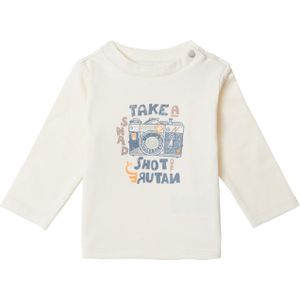 Noppies Boys Tee Biscoe long sleeve Jongens T-shirt - Whitecap Gray