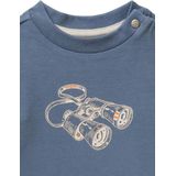 Noppies Boys Tee Biscoe long sleeve Jongens T-shirt - Blue Mirage