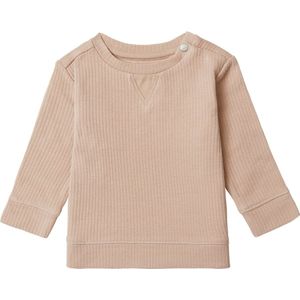 Noppies Baby Boys Tee Boonville T-shirt met lange mouwen, Warm taupe - N179, 50 cm