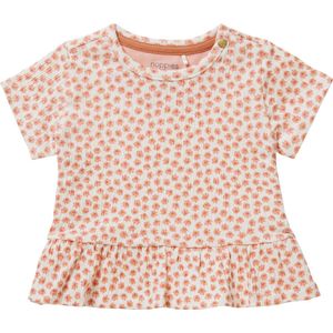 Noppies Girls Tee Cardiff short sleeve allover print Meisjes T-shirt - Whisper White