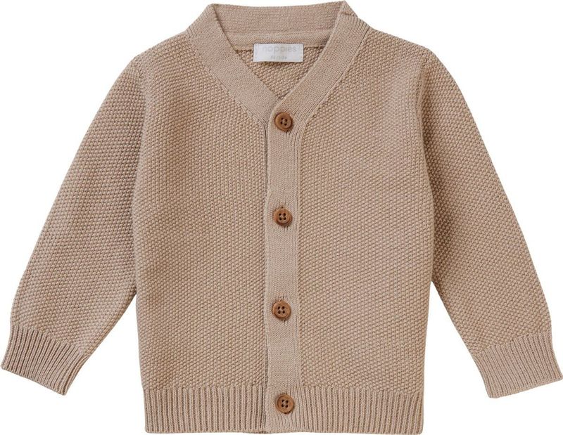 Noppies Unisex Cardigan Bridgeport Unisex Vest - Doeskin