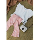 Noppies Girls Legging Coolidge flared allover print Meisjes Broek - Peach Beige