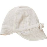 Noppies Unisex Hat Boley reversible Jongens Mutsje - Whisper White - Maat 0M-3M