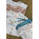 Noppies Boys Short Brookston allover print Jongens Broek - Whisper White - Maat 56