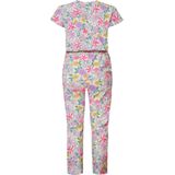 Noppies Jumpsuit Eldorado met All Over Print Roze/Groen/Geel