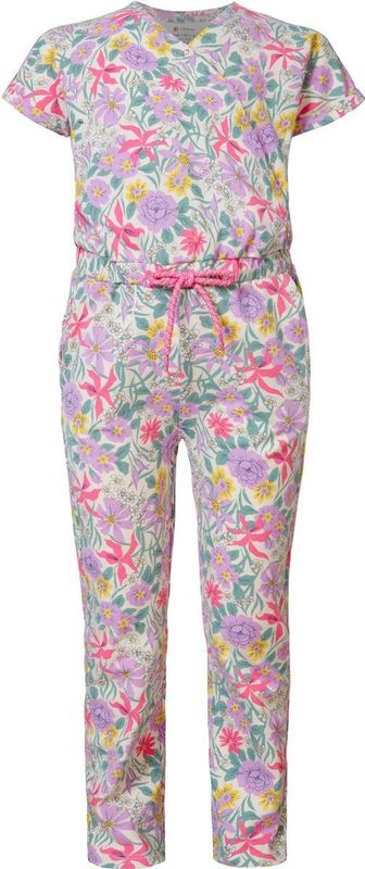 Noppies Jumpsuit Eldorado met All Over Print Roze/Groen/Geel