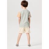 Noppies Boys Short Denison regular fit Jongens Broek - Whisper White