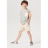 Noppies Boys Short Denison regular fit Jongens Broek - Whisper White