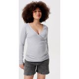 Noppies - T-shirt Sara - Zwangerschap - Overslagtop - Maternity Essentials