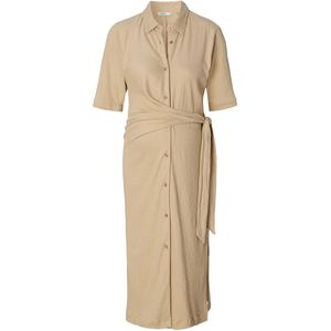 Jerseyjurk - Effen - Katoen - Polokraag - Wijde Pasvorm - Met Borstvoedingsfunctie