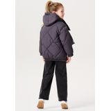 Noppies - Jinsha - Gewatteerde Jas - Navy/Donkergijs/Wit - Waterafstotend, Warm Gevoerd