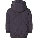 Noppies - Jinsha - Gewatteerde Jas - Navy/Donkergijs/Wit - Waterafstotend, Warm Gevoerd