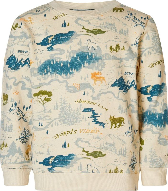 Noppies Sweater Hirson long sleeve allover print Jongens Trui