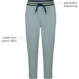 Hontoba - Broek - Blauw - Katoen - Regular Fit