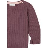 Frossay - Trui - Roze - Katoen - Drukknoopsluiting