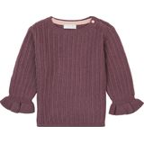 Frossay - Trui - Roze - Katoen - Drukknoopsluiting