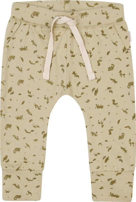 Noppies Pants Gray slim fit allover print Unisex Broek