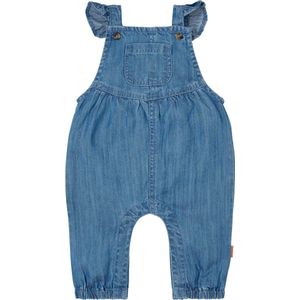Noppies Meisjes Dungaree Fenain Jumpsuit voor babymeisjes, Medium Denim Blauw - P493, 62
