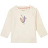 Noppies T-shirt met lange mouwen voor babymeisjes, Buttercream - P959, 56 cm