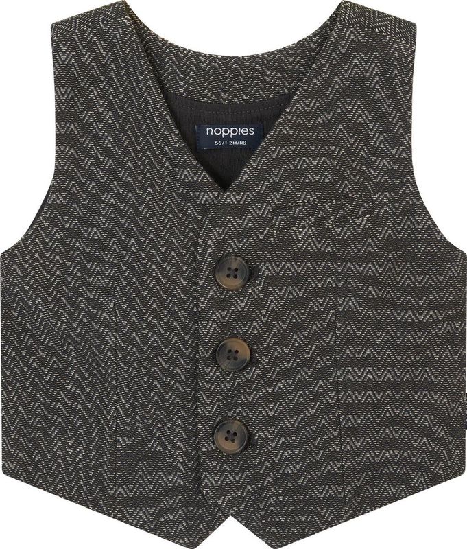 Bodywarmer - Katoen - All-over Patroon - Normale Pasvorm