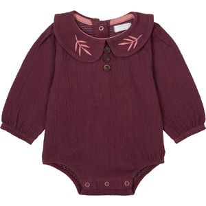 Noppies Bloomerspak voor babymeisjes, met lange mouwen, overall, Eggplant - N237, 62