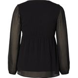Noppies - Pargas - Blouse - Black - Katoen - Lange Mouwen