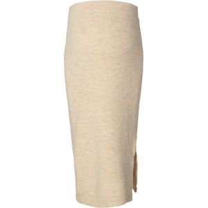 Kokerrok - Mélange - Knitwear - 3/4 Lengte - Normale Pasvorm