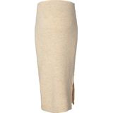 Kokerrok - Mélange - Knitwear - 3/4 Lengte - Normale Pasvorm