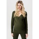 Noppies - T-shirt Langu - Zwangerschap - Lange Mouwen - V-hals