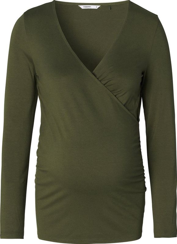 Noppies - T-shirt Langu - Zwangerschap - Lange Mouwen - V-hals