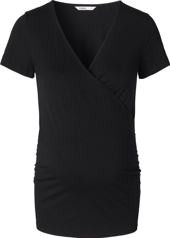 Banu - T-shirt - Korte Mouwen - Zwart - Katoen