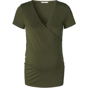 Banu - Voedingsshirt - Korte Mouwen - Zwart - Katoen