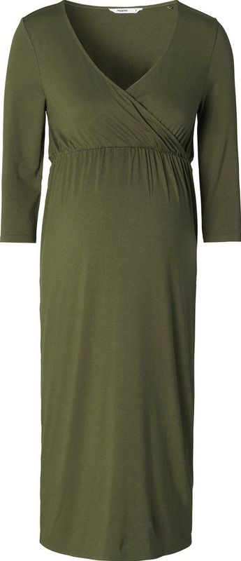 Noppies - Jurk Lund - Zwangerschapsjurk - ¾ Mouwen - V-hals - LENZING™ ECOVERO™