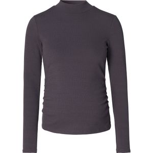 Noppies maternity ribgebreide zwangerschapslongsleeve Sira grijs