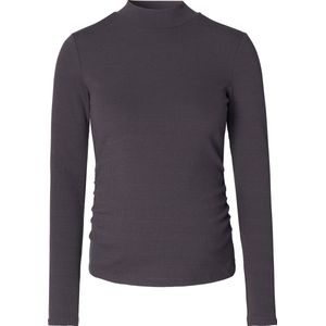 Noppies - Top Sira - Zwangerschapstop - Zwart - Stretchy Ribstof