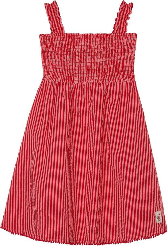 Noppies - Nicolet - Jurk - Roze - Streepjespatroon