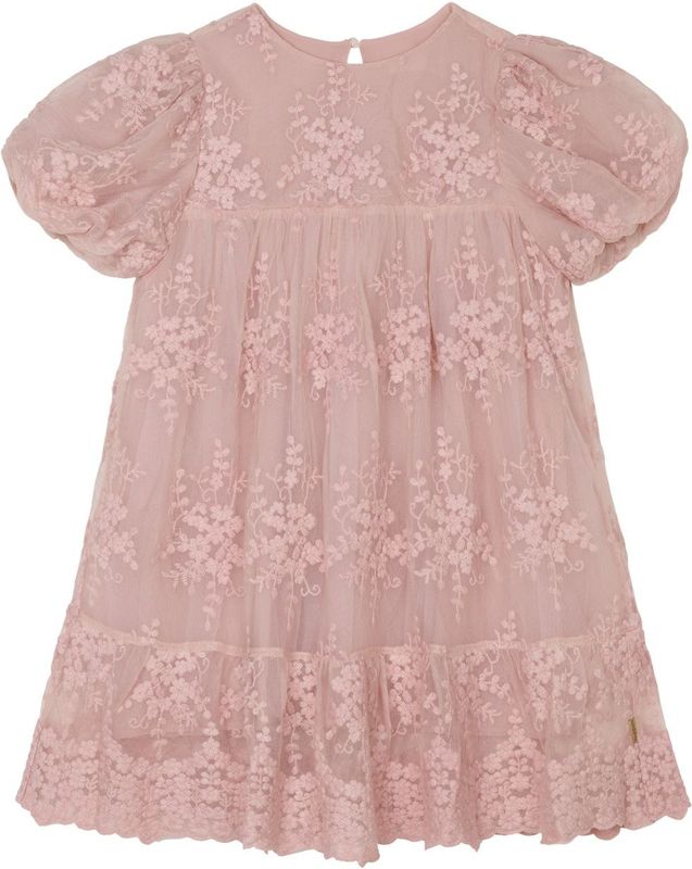 Noppies kids korte jurk roze