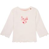 Noppies T-shirt met lange mouwen voor babymeisjes en meisjes, Whisper White - P198, 50 cm