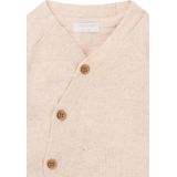 Noppies Baby Unisex Cardigan Owasso lange mouwen gebreide jas, Havermout - P611, 50 cm