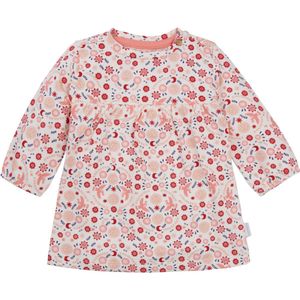 Tricot Jurk - Tropisch Patroon - GOTS Keurmerk