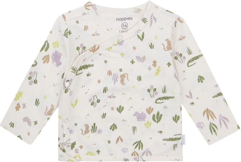 Noppies - Ojai - T-shirt - Wit - Katoen - Lange Mouwen