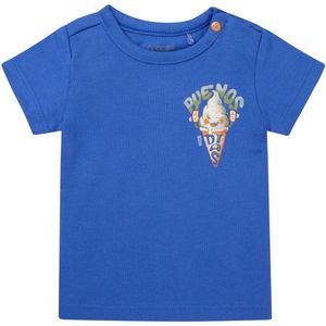 Oloron - T-shirt - Blauw - Katoen - GOTS-gecertificeerd