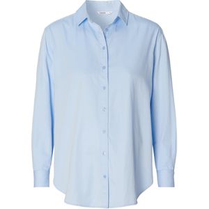Noppies - Zwangerschaps- en Voedings Blouse - Blauw - Katoen