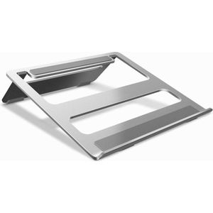 Opvouwbare laptop / macbook standaard - Aluminium - Zilver