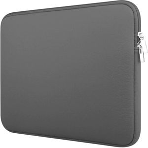 Laptophoes - Laptop sleeve 13.3 inch - Laptoptas geschikt voor Macbook, Laptop en Chromebook - Grijs